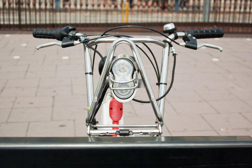 Un vélo en libre-service Bicing à Barcelone