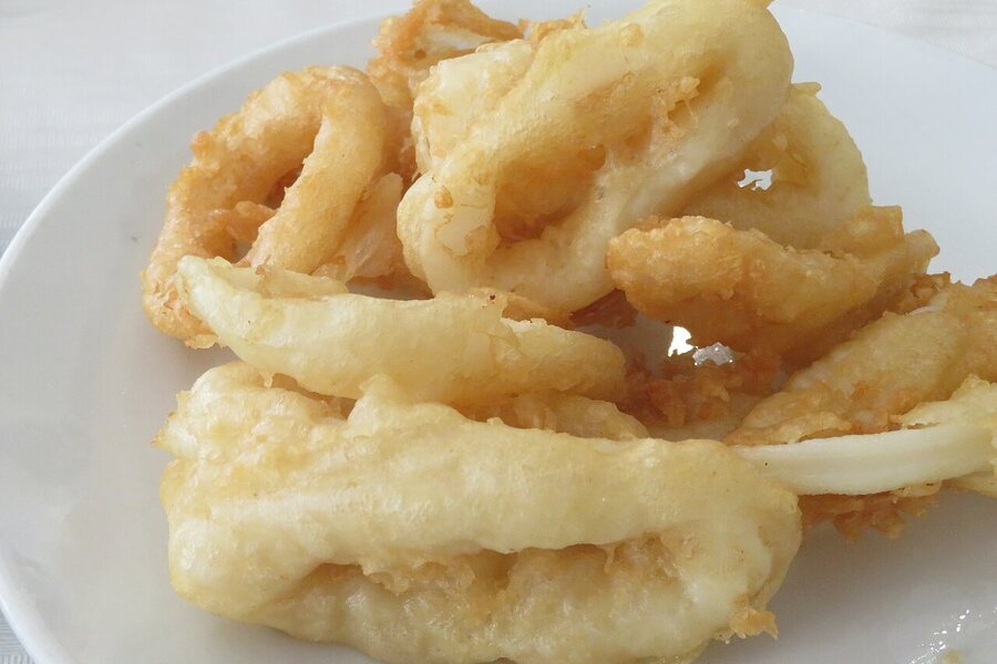 Calamars a la romana, anneaux frits