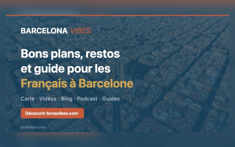 Barcelona Vibes, bons plans en français sur Barcelone