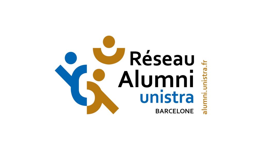 Logo du réseau Alumni de l'Université de Strasbourg, antenne de Barcelone