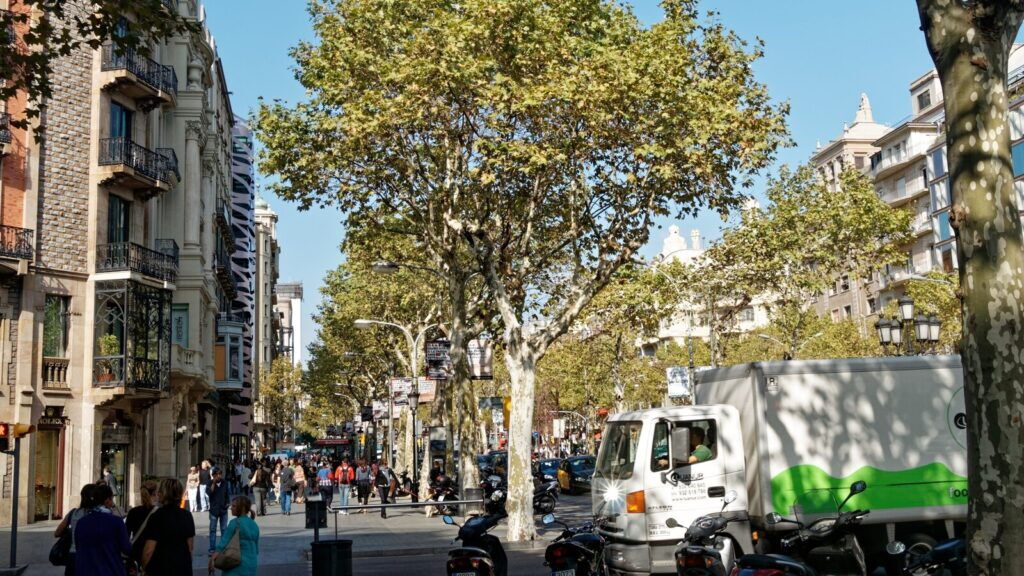 Le Passeig de Gràcia à Barcelone, où BRS Global Mobility tient son bureau