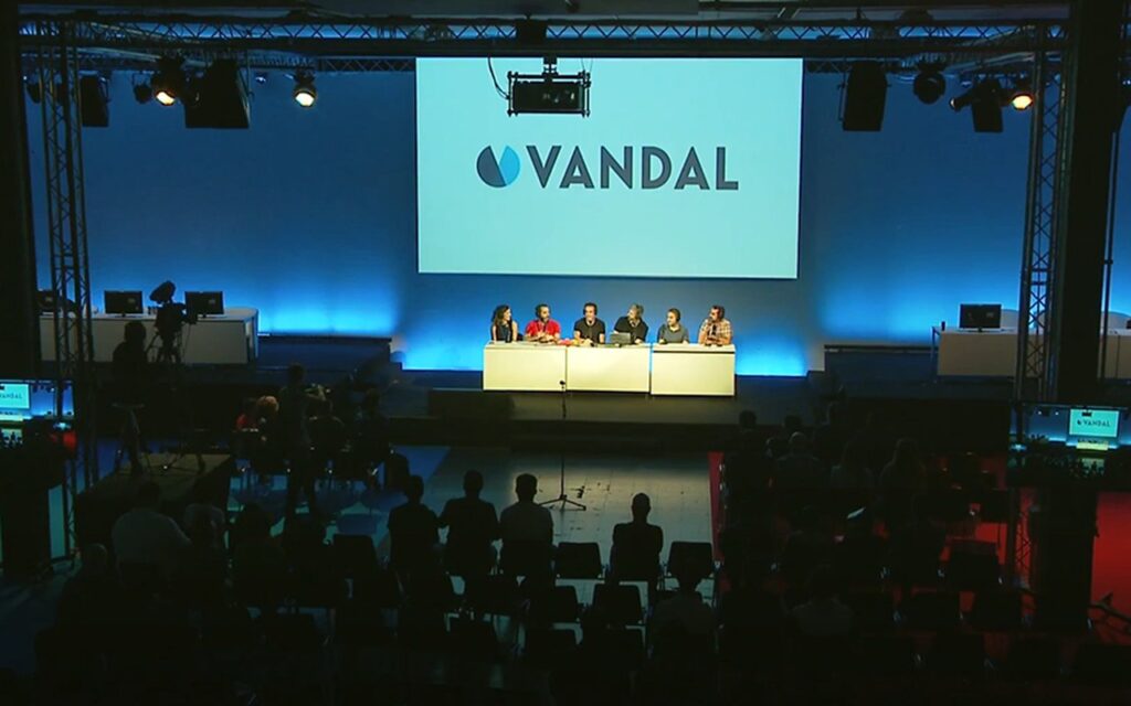 Une scène du salon du jeu vidéo Barcelona Games World à la Fira de Barcelona en 2017