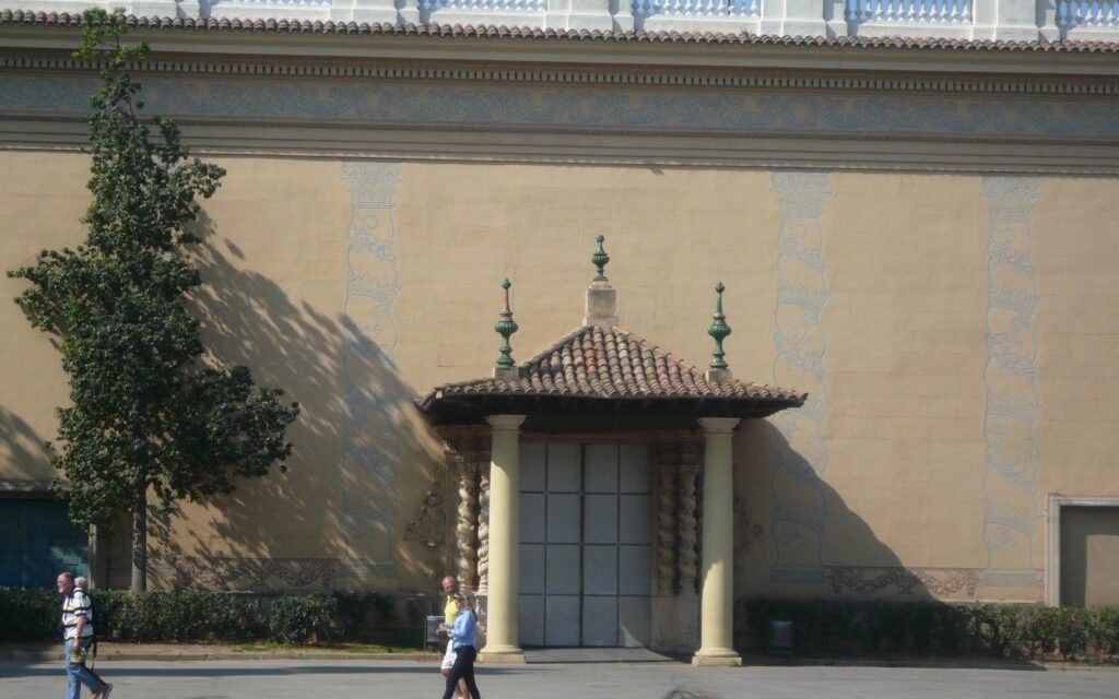 Le Palau de Victòria Eugènia, à Montjuïc, où se tient la foire Swab
