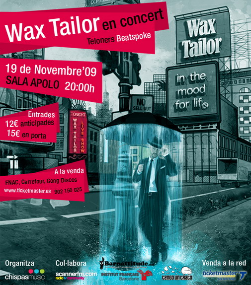 Wax Tailor à  la Sala Apolo le 19 novembre